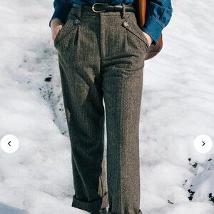 Petite Studio Reign Wool Pants, XSmall